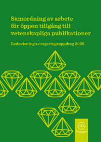 Cover from the National Library report on the transition to an open system of scholarly publishing
